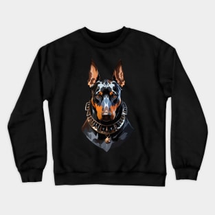 Doberman portrait Crewneck Sweatshirt